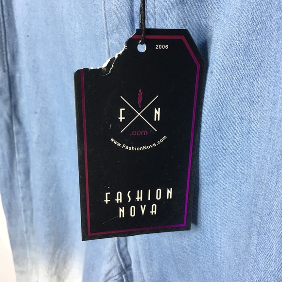 Aphrodite Women Blue Ombre High Waist Skinny Jeans - Picture 7 of 7